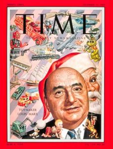 Time Magazine cover from December 12, 1955 featuring Louis Marx.
