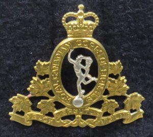 Royal Canadian Corps of Signals badge.