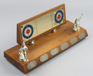 Curling trophy from within the Diefenbunker's collections.