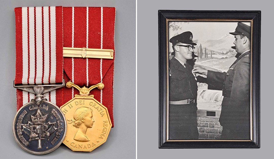Centennial Medal and commemorative photograph in the Diefenbunker's collections.