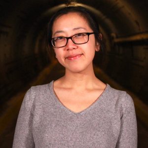 Headshot of Jessica Huang in the Blast Tunnel of the Diefenbunker.