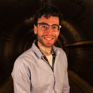 Headshot of Mike Hermida in the Blast Tunnel of the Diefenbunker.