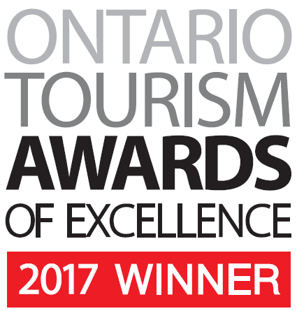 Ottawa Tourism Awards of Excellence 2017 Winner.