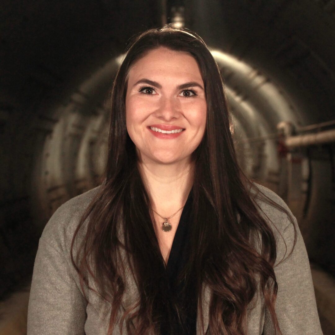 Headshot of Cat in the Diefenbunker's Blast Tunnel.