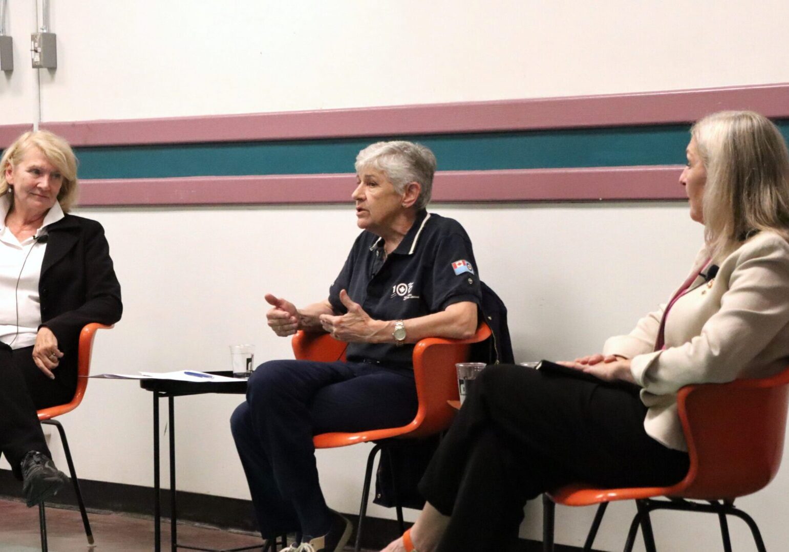 Diefenbunker 2024 Speaker Series Panel Discussion with MPP Karen McCrimmon, Dee Brasseur, and Senator Rebecca Patterson.