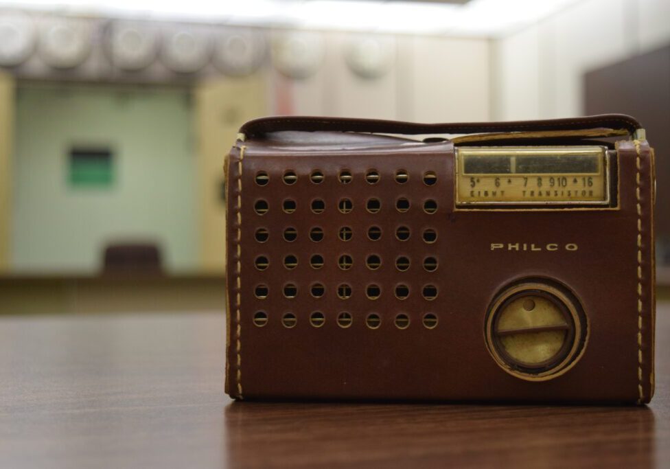 Vintage Philco radio from the Diefenbunker Museum Collection