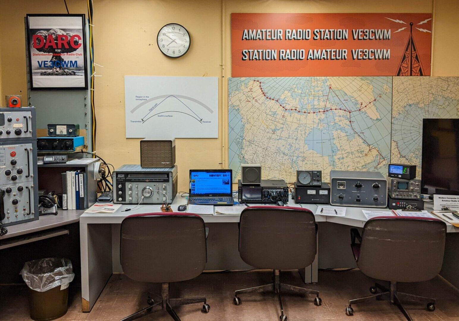 Diefenbunker Radio Room.